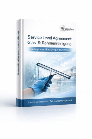 Agreement Glas Rahmenreinigung Anlage Glasreinigungsvertrag Facility Management Cover 