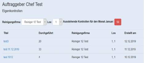 Eigenkontrollen im Qualitätsmesssystem Eigenkontrollen im Qualitätsmesssystem für Gebäudereinigung